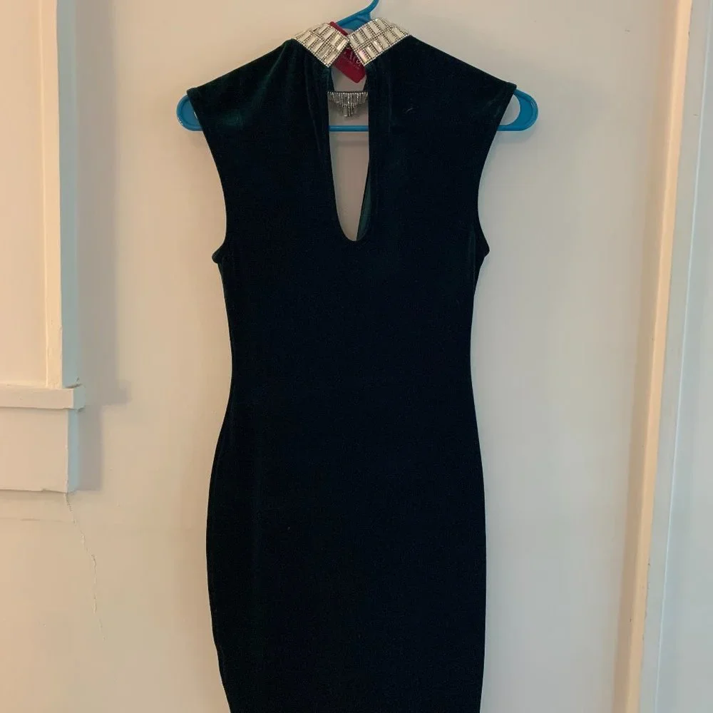 A'Gaci emerald green bodycon mini dress - Picture 1 of 4